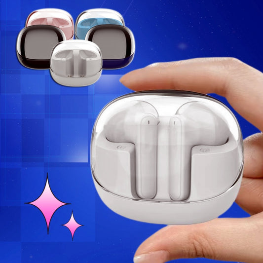 Casque Bluetooth sans fil Mini poubelle transparente